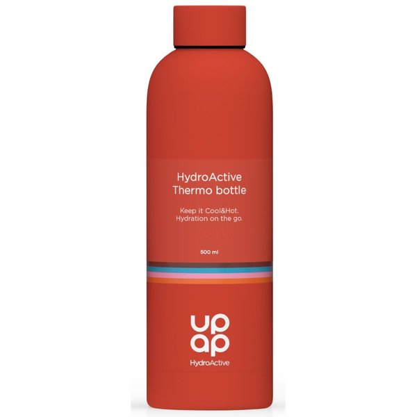 upap Hydroactive Thermo steklenica - rdeča (500 ml)