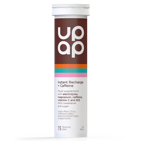 UpAp Instant Recharge + Caffeine, šumeče tablete (15 šumečih tablet)