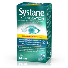 Systane Hydratation brez konzervansov, kapljice za oko (10 ml)