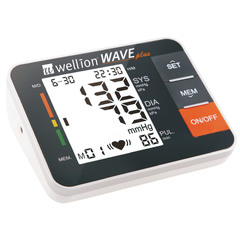 Wellion Wave Plus, nadlaktni merilnik krvnega tlaka (1 komplet)