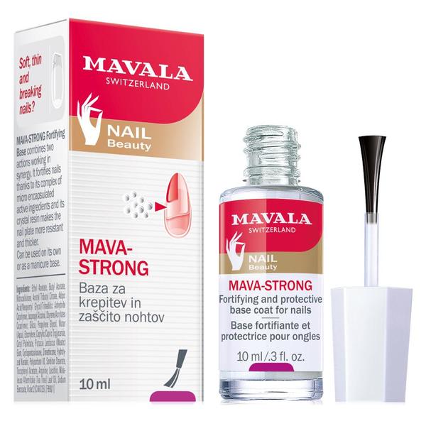 Mavala Mava-Strong, podlak za krepitev in zaščito nohtov (10 ml)