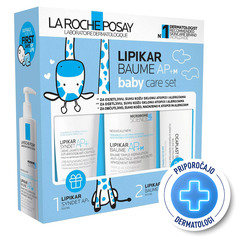 LRP Lipikar Baume AP+M, paket za nego suhe kože (400 ml + 100 ml + 15 ml)
