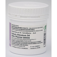 Schüsslerjeva sol št. 4 Kalium chloratum D6, tablete (1000 tablet)