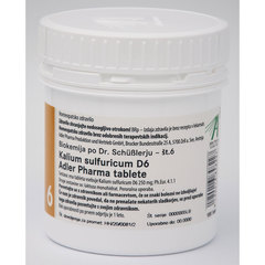 Schüsslerjeva sol št. 6 Kalium sulfuricum D6 , tablete (1000 tablet)