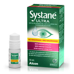 Systane Ultra, vlažilne kapljice za oko brez konzervansov (10 ml)