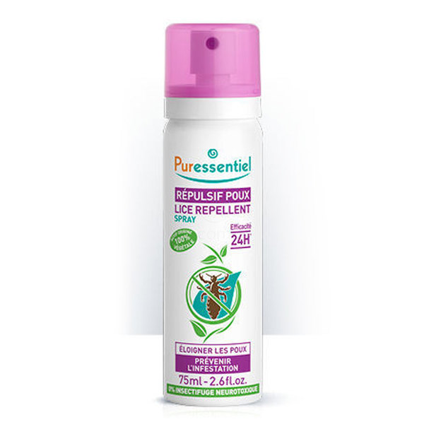 Puressentiel Anti-lice, repelent v spreju za preprečevanje okužbe z ušmi (75 ml)