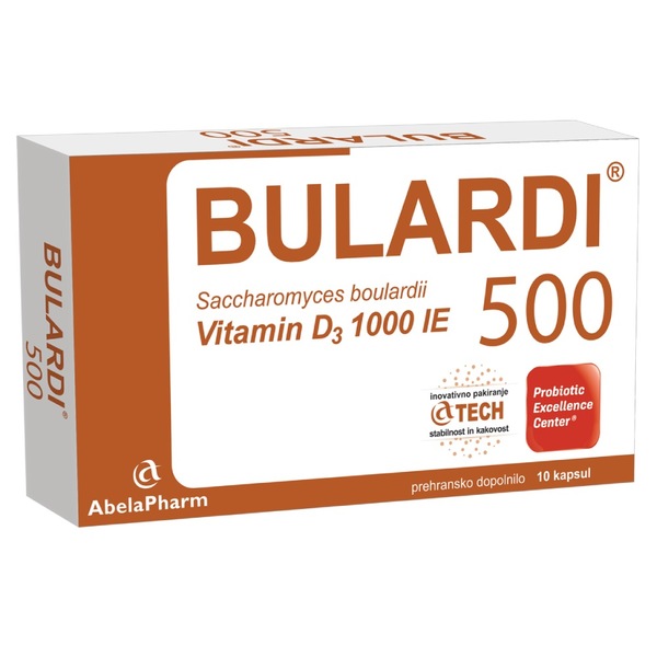 Abela Pharm Boulardi 500, kapsule (10 kapsul)