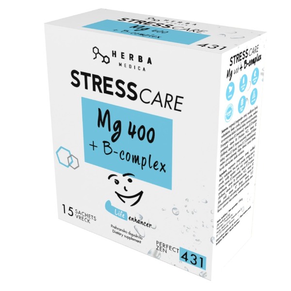 Stresscare Herba Medica Mg + B kompleks (15 vrečk x 6,2 g)