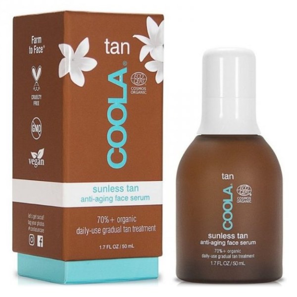Coola Sunless Tan, samoporjavitveni serum za obraz (50 ml)