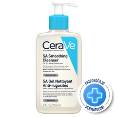 CeraVe SA, gel za čiščenje suhe in grobe kože (236 ml)