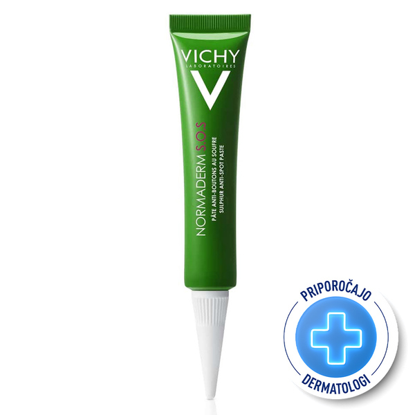 Vichy Normaderm S.O.S., žveplovo mazilo za obraz proti nepravilnostim (20 ml)