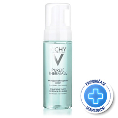 Vichy Purete Thermale, pena za čiščenje občutljive kože obraza (150 ml)