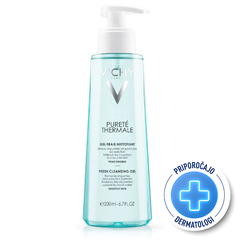 Vichy Purete Thermale, sveži gel za čiščenje občutljive kože obraza (200 ml)
