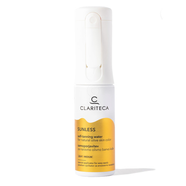 Clariteca Sunless, samoporjavitveno pršilo - Light-Medium odtenek (110 ml)