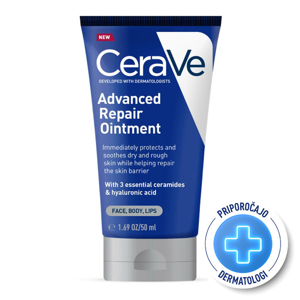 CeraVe, napredno obnovitveno mazilo za obnovo suhe ter hrapave kože (50 ml)