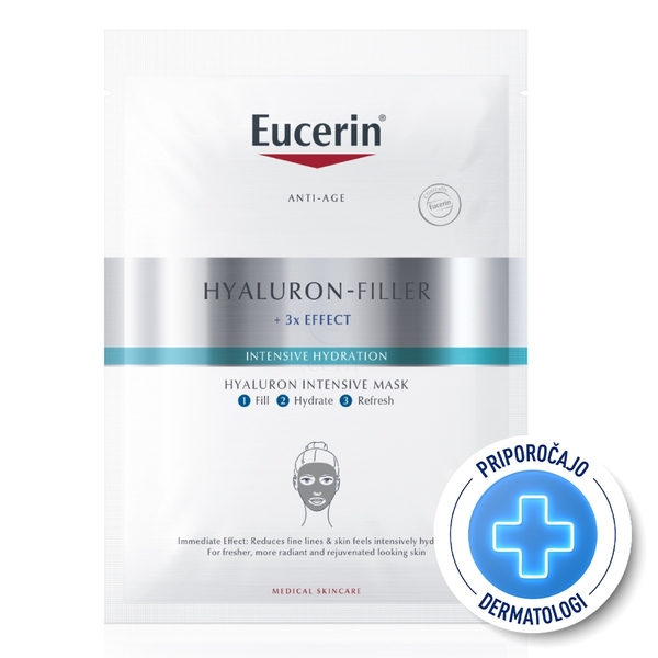 Eucerin Hyaluron-Filler, maska za pomladitev kože (30 g - 1 maska)