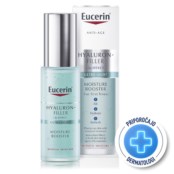 Eucerin Hyaluron-Filler Ultra Light, vlažilni booster (30 ml)