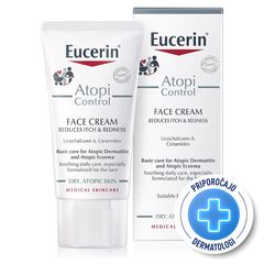 Eucerin AtopiControl, krema za obraz (50 ml)