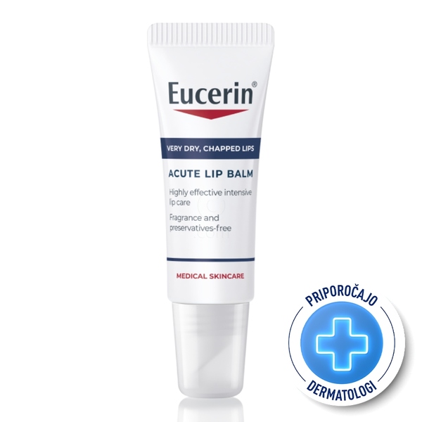 Eucerin Acute Lip, balzam za nego ustnic (10 ml)