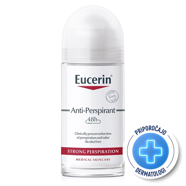Eucerin roll-on deodorant proti močnemu znojenju (50 ml)