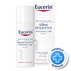 Eucerin Ultra Sensitive, fluid za normalno do mešano kožo (50 ml)