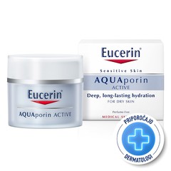 Eucerin AQUAporin Active, bogata nega za suho kožo (50 ml)