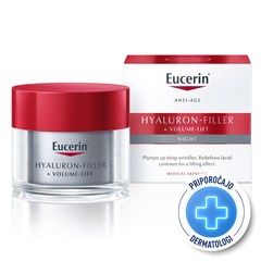 Eucerin Hyaluron Filler + Volume Lift, nočna nega (50 ml)