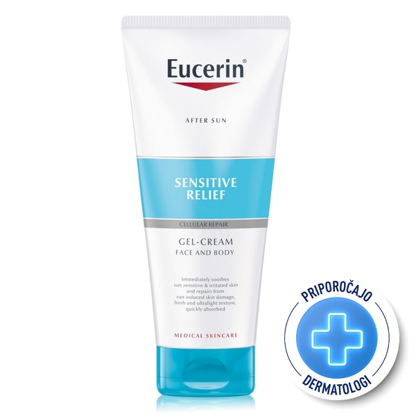 Eucerin Sun After Sun Sensitive Relief, kremni gel (200 ml) 