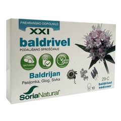 Baldrivel XXI Soria Natural, kapsule s podaljšanim sproščanjem (10 kapsul)