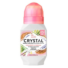 Crystal, naravni deodorant z vonjem kokosa in vanilije - roll-on (66 ml)