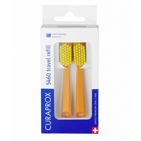 Curaprox CS5460, refill za potovalni set - (2 nadomestni glavi)