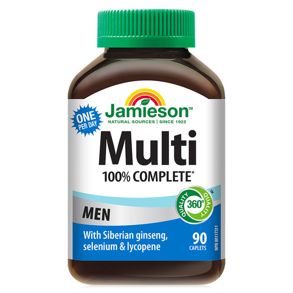 Jamieson Multivitamini za moške, tablete (90 tablet)