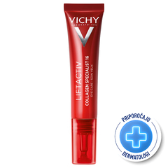 Vichy Liftactiv Collagen Specialist, nega za področje okoli oči (15 ml)