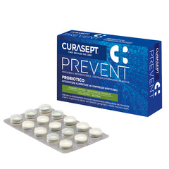 Curasept Prevent, žvečljive tablete z mikroorganizmi (14 tablet)