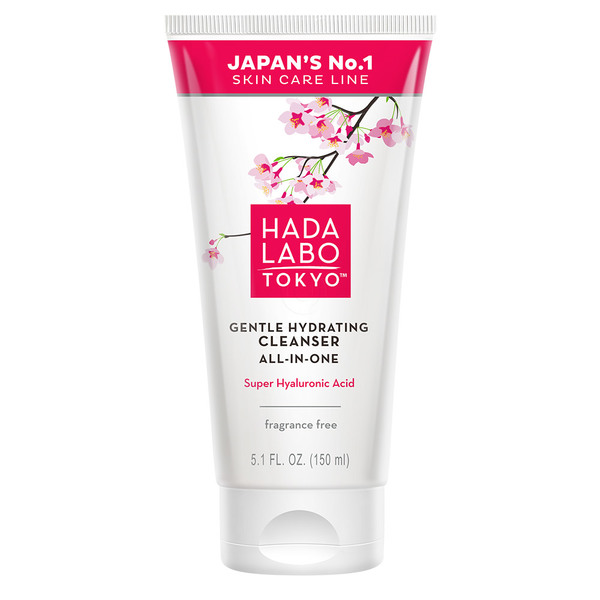 Hada Labo Tokyo White, čistilni kremni gel za obraz s hialuronsko kislino (150 ml)