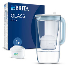 Brita Glass One, stekleni vrč za filtriranje vode - 2,5 l (1 komplet)