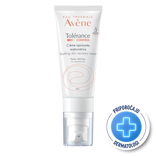 Avene Tolérance Control, pomirjujoča krema za obnovo kože (40 ml)