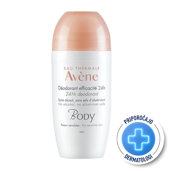 Eau Thermale Avene Body 24-urni deodorant, roll-on (50 ml)