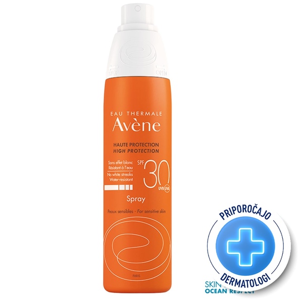 Eau Thermale Avene Sun pršilo z visoko zaščito pred soncem ZF 30 (200 ml)