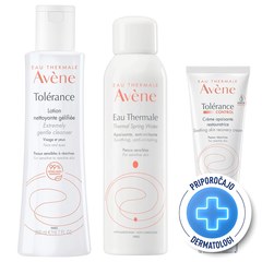 Avene Tolerance, rutina za kožo nagnjeno k alergijam (200 ml + 150 ml + 40 ml)