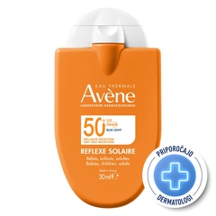 Avene Sun Reflexe Solaire, zelo visoka zaščita pred soncem emulzija - ZF50+ (30 ml)