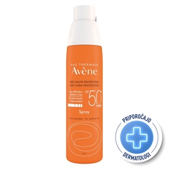 Eau Thermale Avene Sun pršilo z zelo visoko zaščito pred soncem ZF 50+ (200 ml)