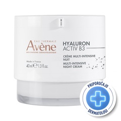 Avene Hyaluron Activ B3, multiintenzivna nočna krema (40 ml)