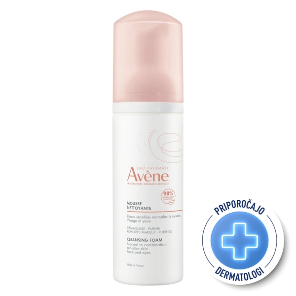 Avene pena za čiščenje kože (150 ml)