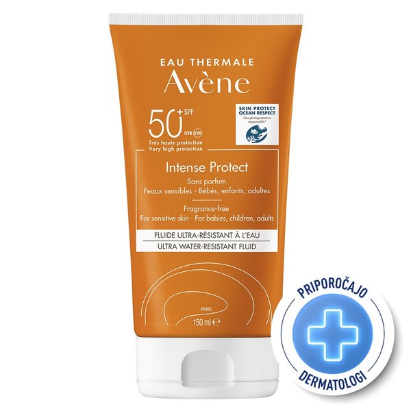 Avene Sun Intense Protect, zelo visoka zaščita pred soncem - ZF 50+ (150 ml) 