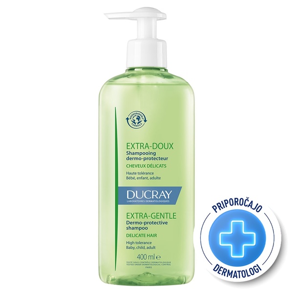 Ducray Extra Doux, šampon - 400 ml