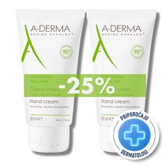 A-Derma, krema za roke - paket (2 x 50 ml)
