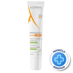 A-Derma Epitheliale A.H Ultra, zaščitna obnavljajoča krema - ZF 50+ (40 ml) 