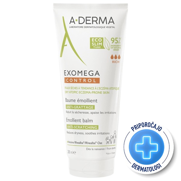 A-Derma Exomega Control, emolientni balzam (200 ml)