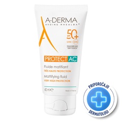 A-Derma Protect AC, matirajoči fluid - ZF 50+ (40 ml)